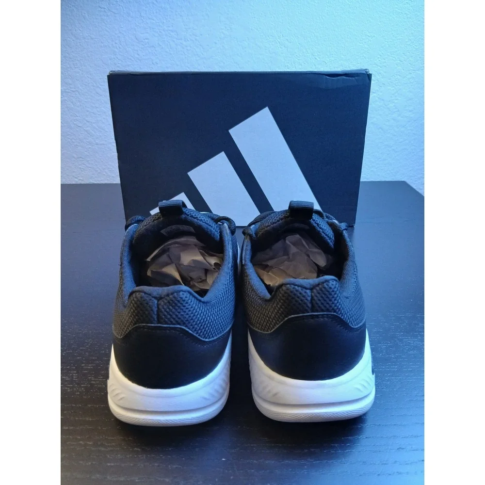 Adidas Cloudfoam Flex Arch Rise Mens Running Shoes Black White AHQ4960 Size 7.5W